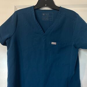 women's Deep Reef Catarina™ One-Pocket Scrub Top - S / Deep Reef